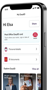 Post Office EasyID is your ID, on your phone.