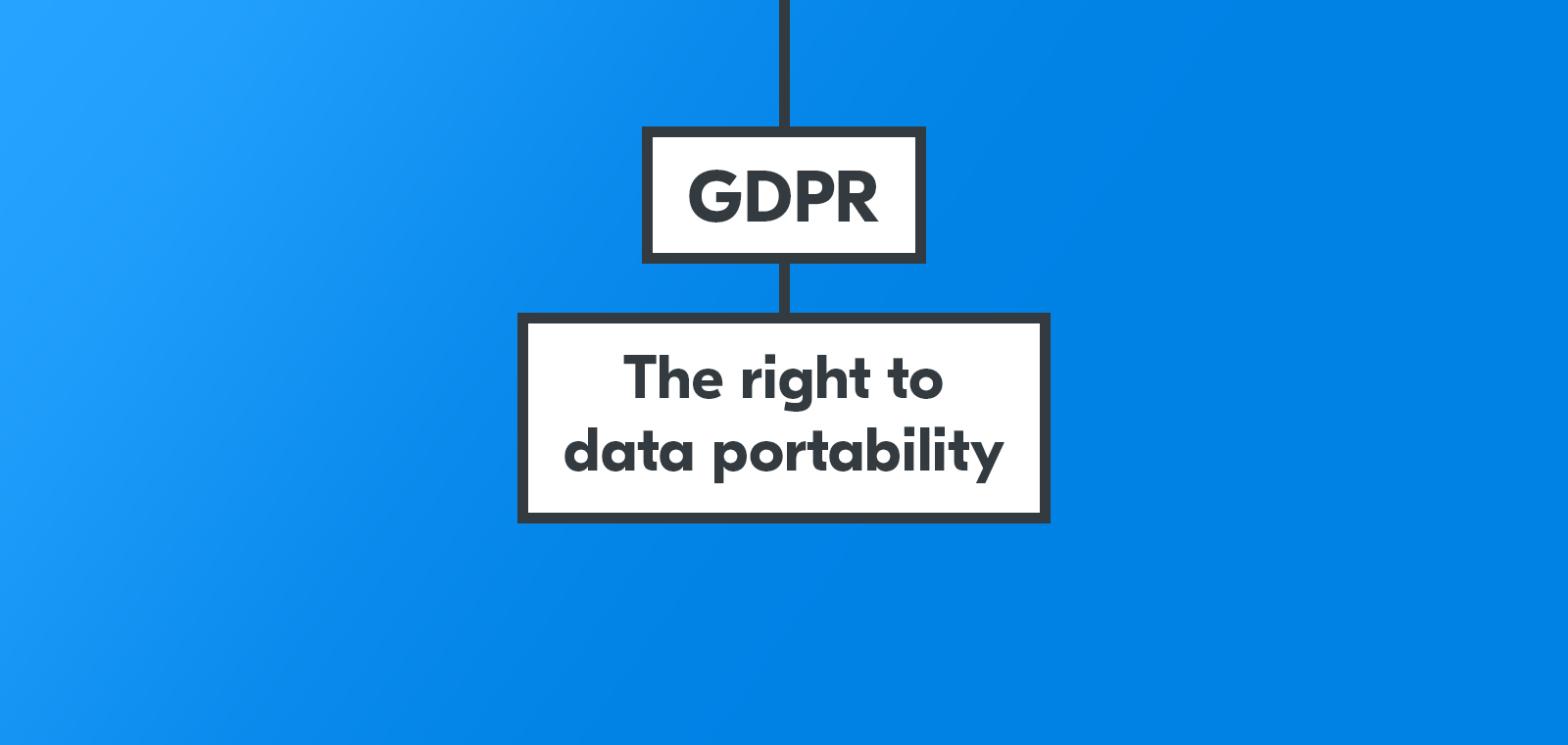 Getting to grips with GDPR: The right to data portability