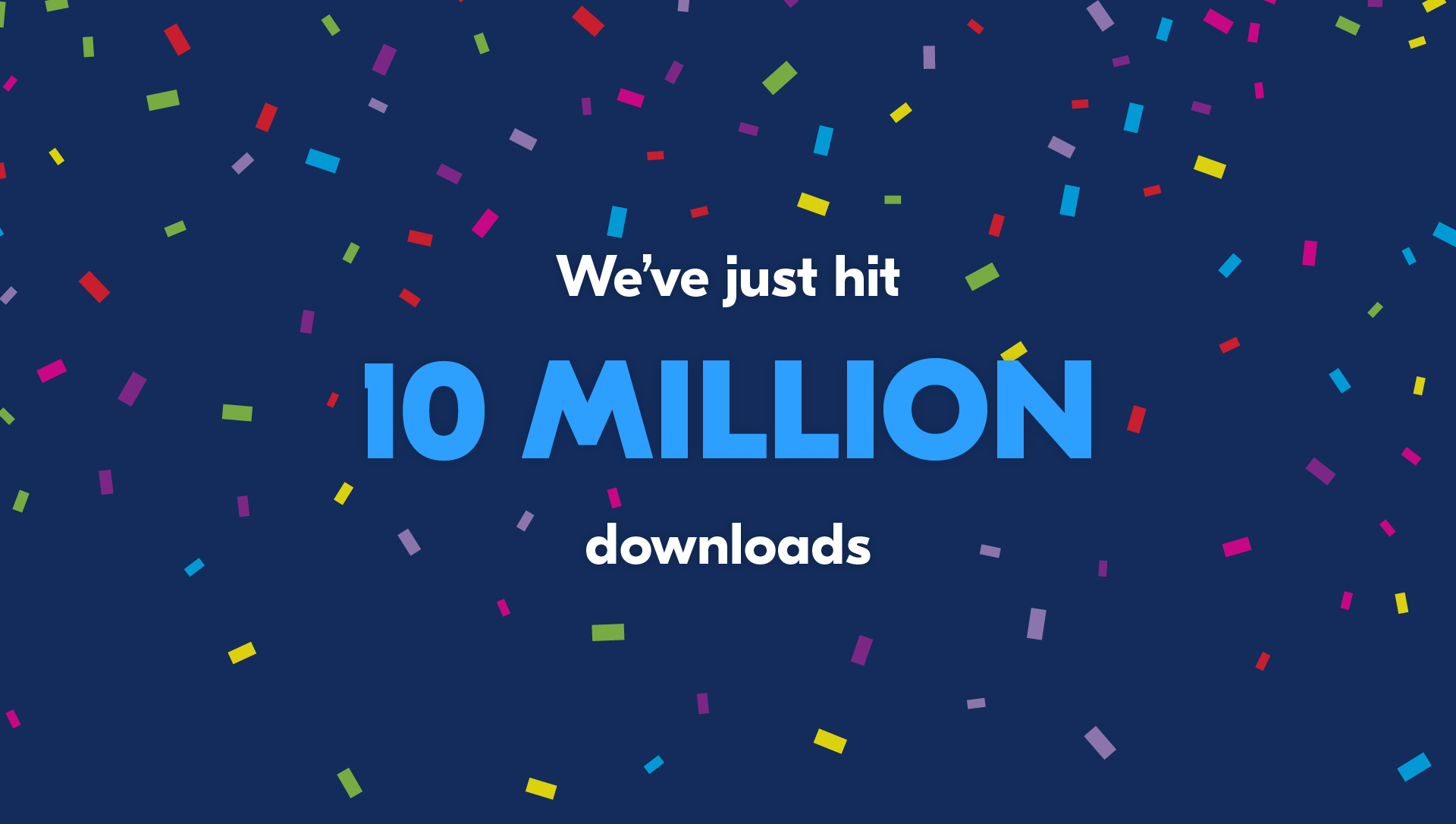 We've just hit 10 million yoti app downloads