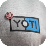 Free-for-charities yoti logo with b corps badge