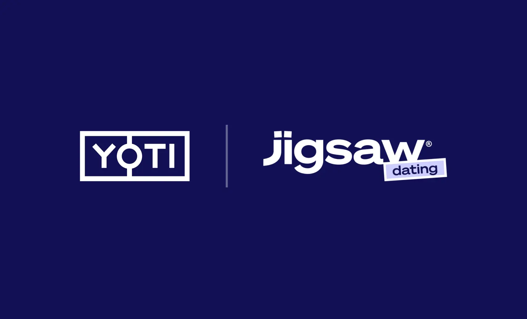 Yoti and Jigsaw dating logos presented together