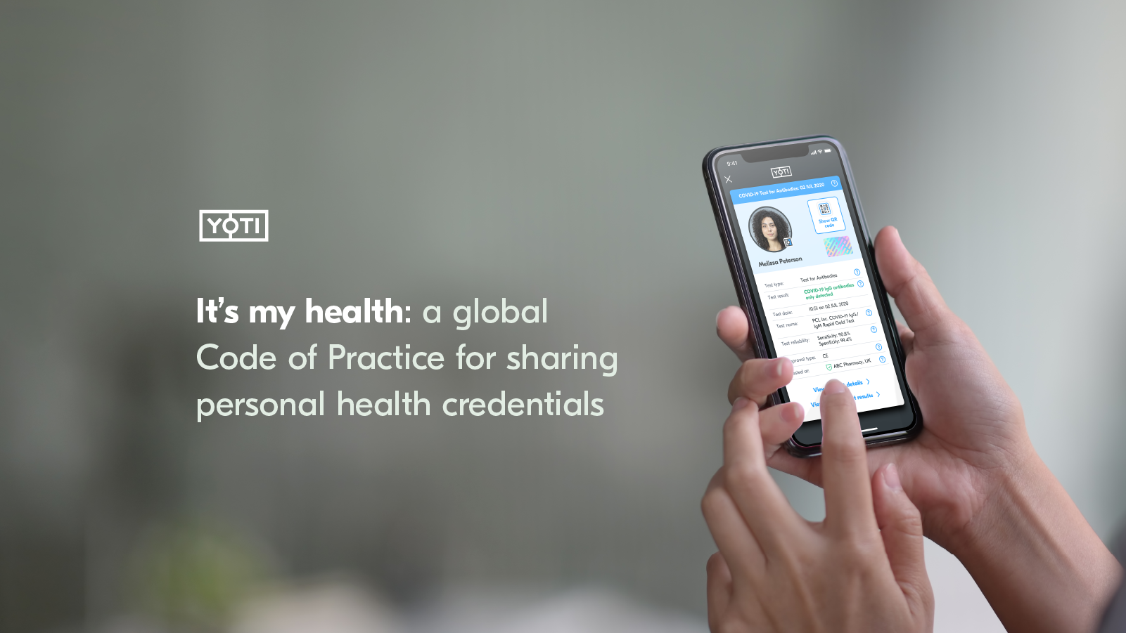 It’s my health: a global Code of Practice for sharing personal health credentials