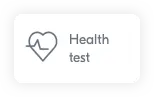Health test card
