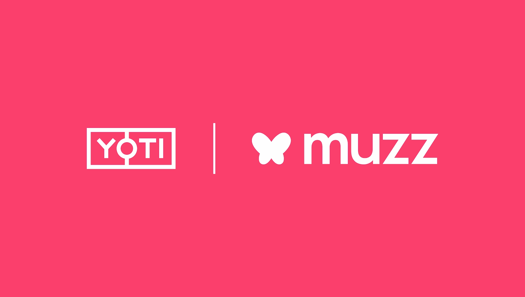 Yoti and Muzz logos presented together