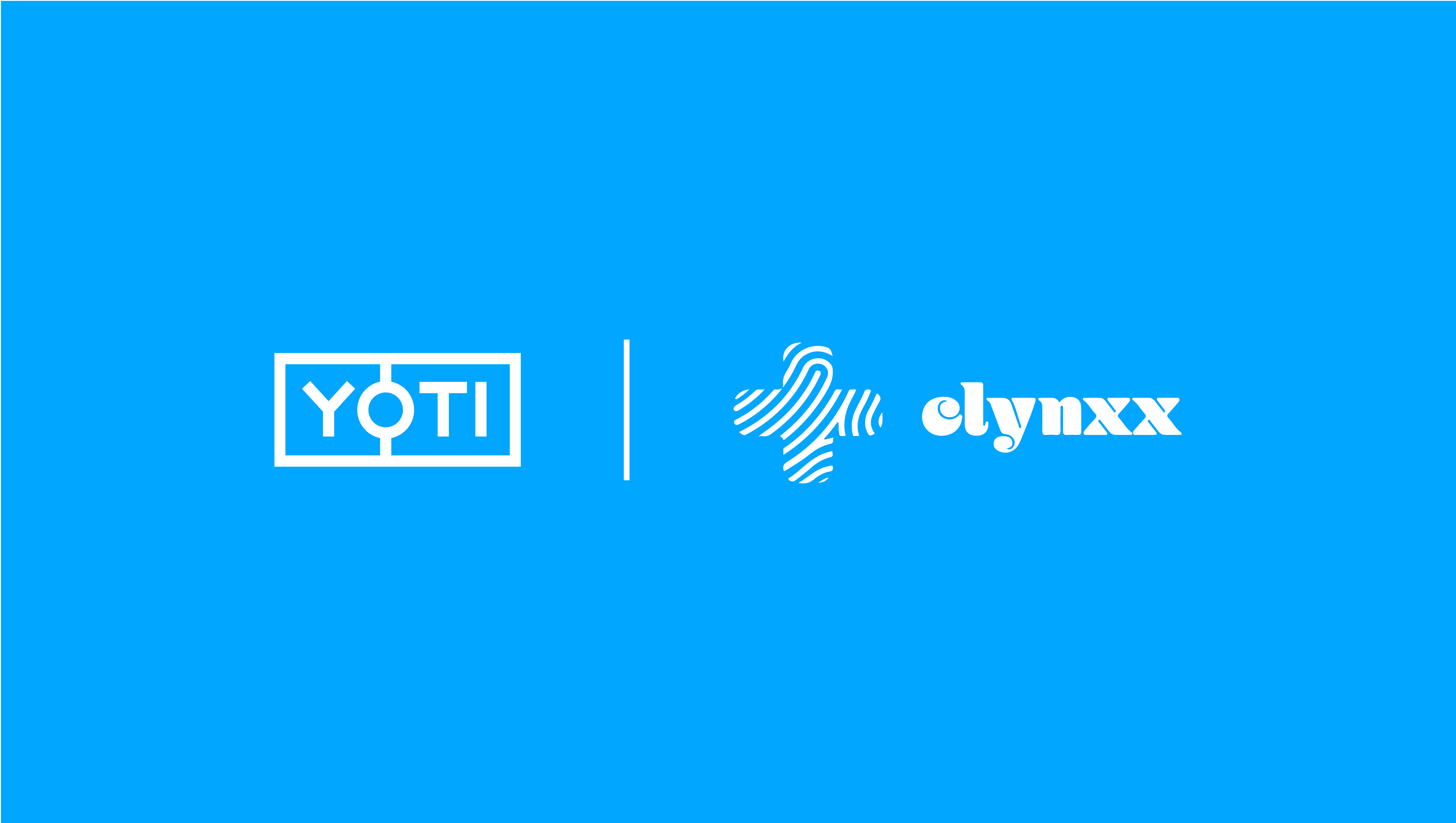 Yoti and Clynxx logos presented together