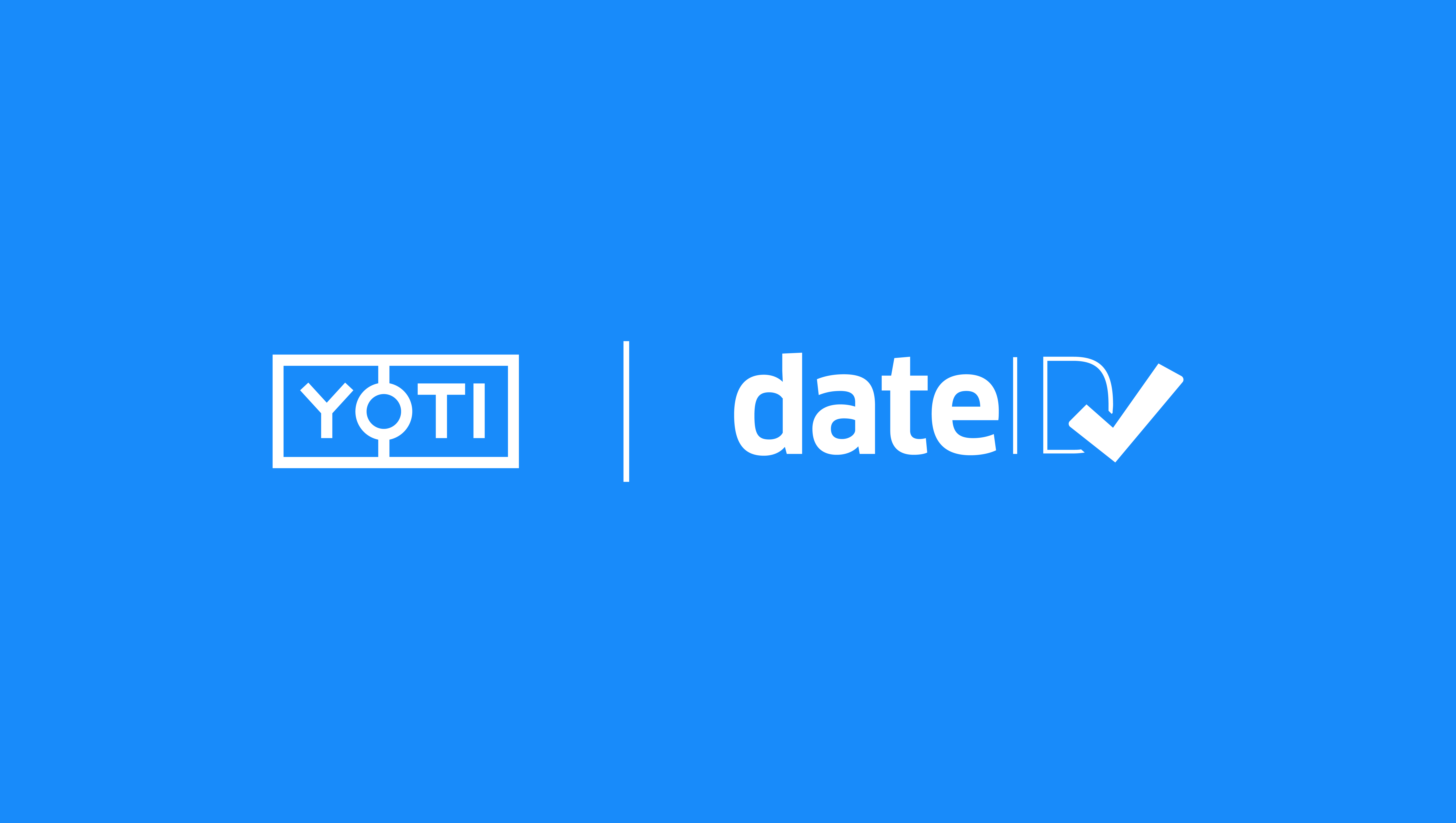 Yoti and DateID logos presented together