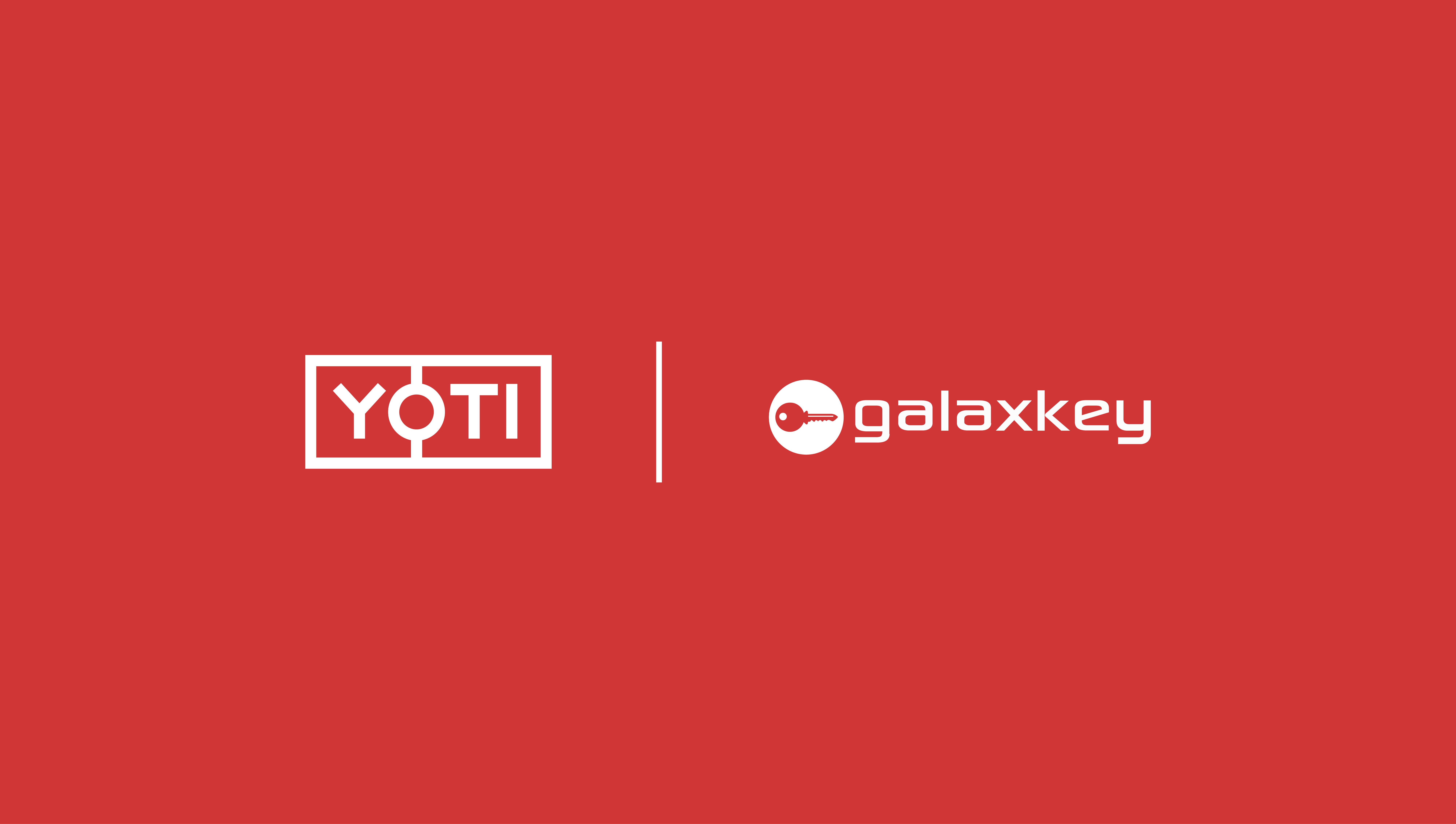 Yoti and galaxkey logos presented together