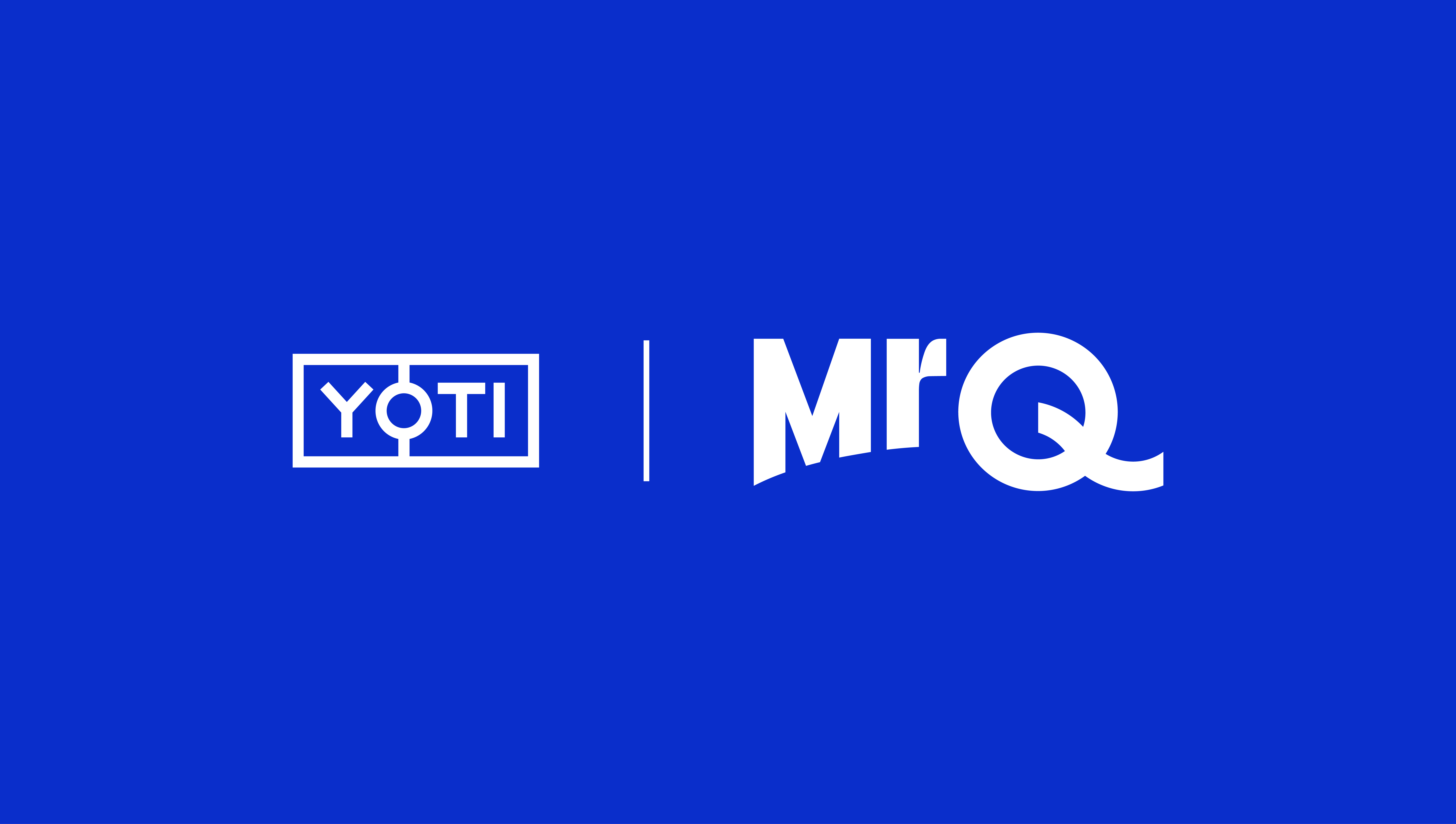 Yoti and MrQ logos presented together