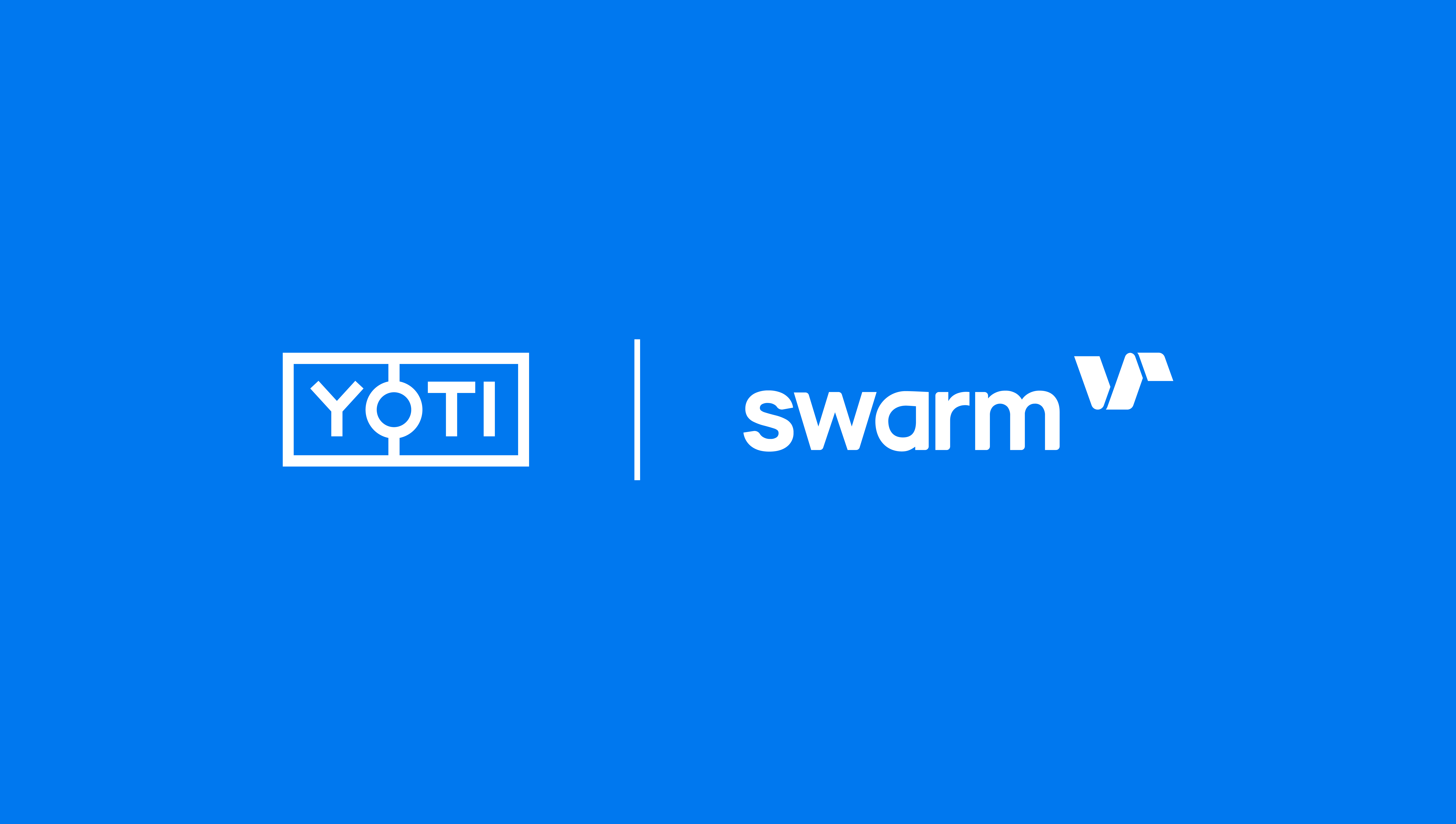 Yoti and Swarm logos presented together