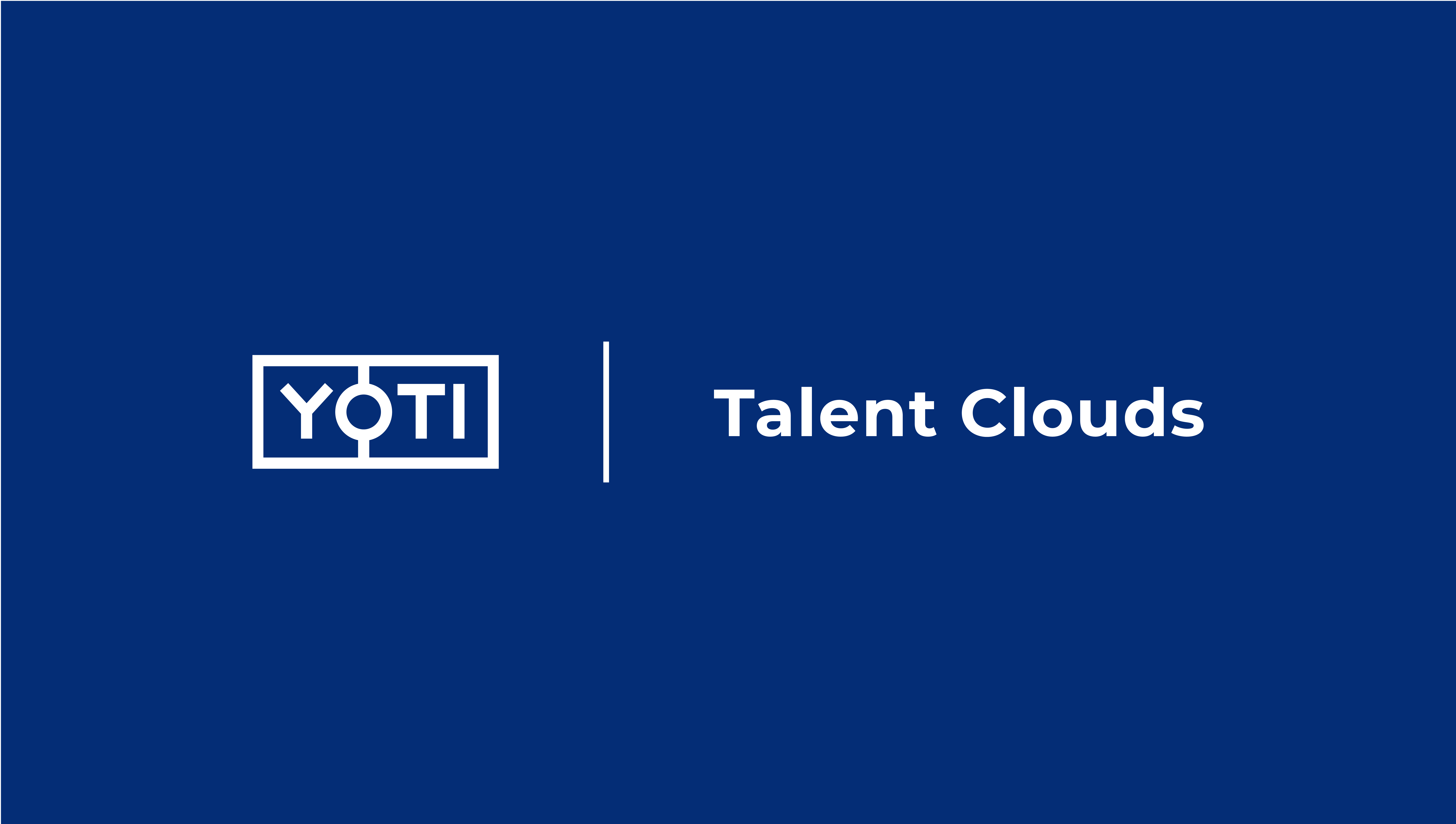 Yoti and TalentClouds logos presented together