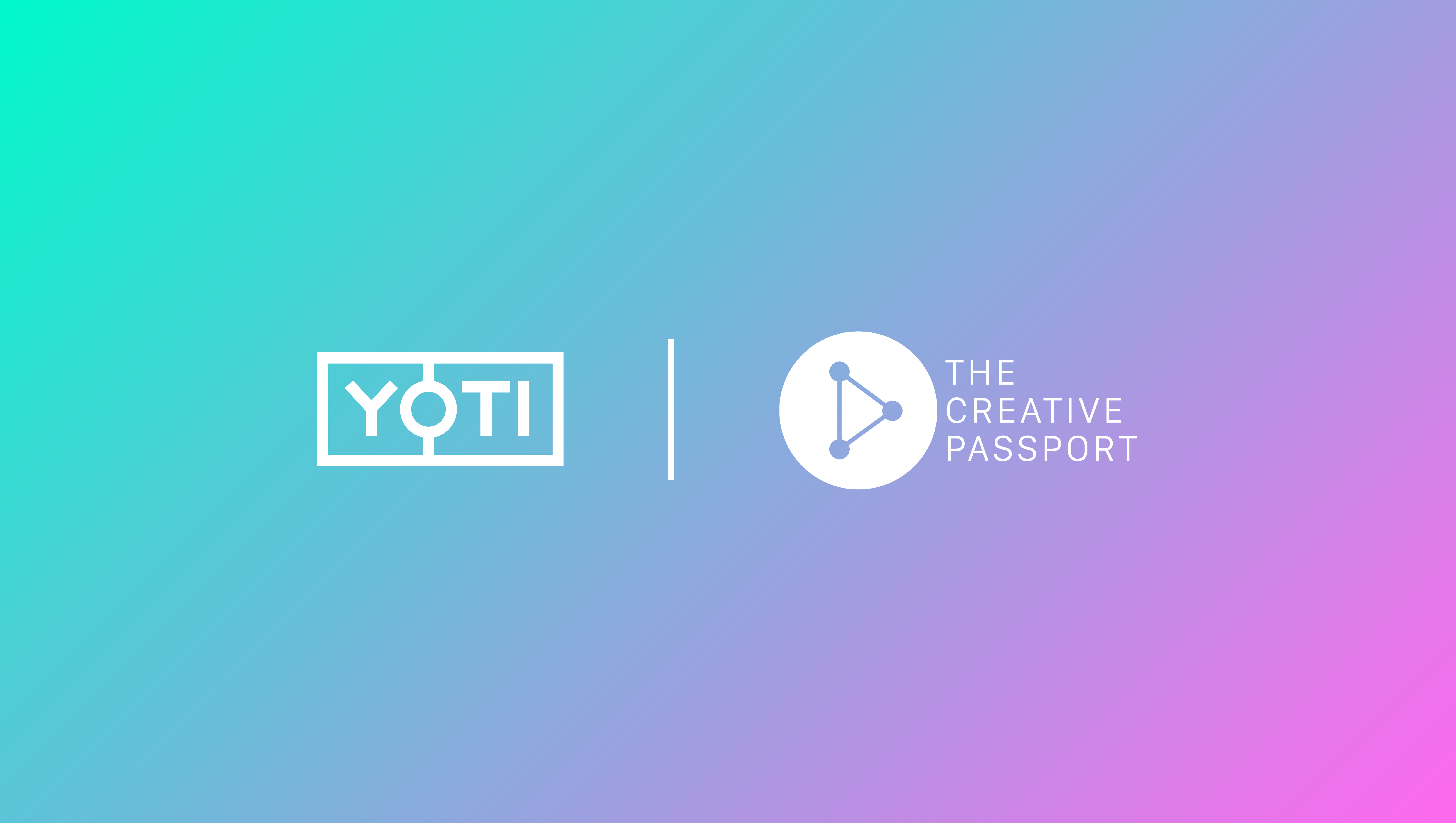 Yoti and TheCreativePassport logos presented together