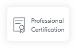 Professional Certification card