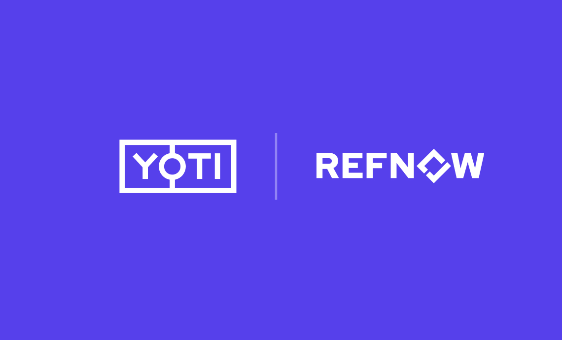 yoti and refnow logo lockup