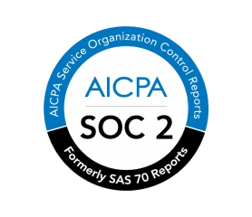 AICPA SOC2 accreditation badge