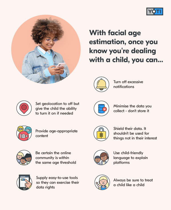 Children's code and Yoti Facial age estimation