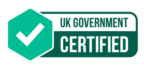 UK Govt certified UK Government Certified