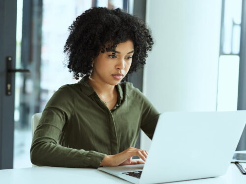 Woman on laptop